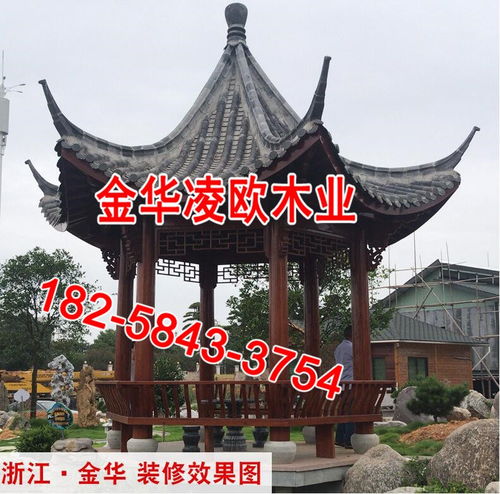 凌歐園林 經典等邊六角涼亭木結構，演繹自然與匠心的絕美交響
